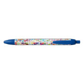 Waterverf Stippen Blauwe Inkt Pen (Achterkant)