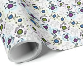 Waterverf Stippen Cadeaupapier (Rol Hoek)
