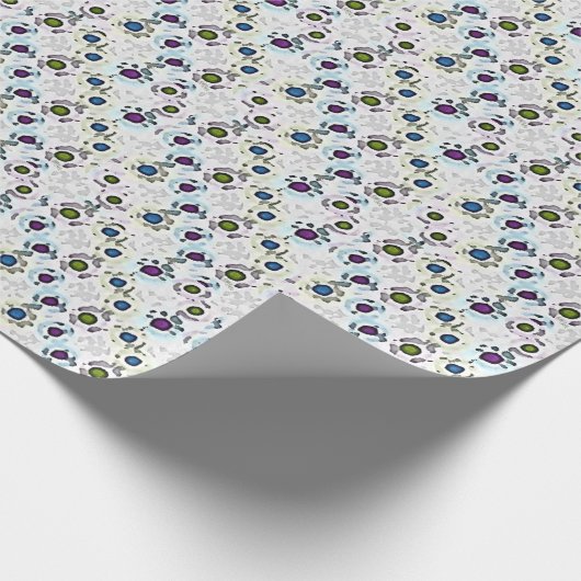 Waterverf Stippen Cadeaupapier (Hoek)