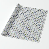 Waterverf Stippen Cadeaupapier (Uitgerold)