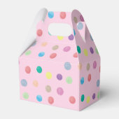 Waterverf Stippen handschilderend kleurrijk patroo Bedankdoosjes (Achterkant)