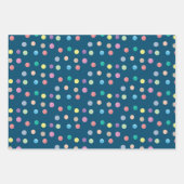 Waterverf Stippen handschilderend kleurrijk patroo Inpakpapier Vel (Voorkant 3)