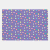 Waterverf Stippen handschilderend kleurrijk patroo Inpakpapier Vel (Voorkant)