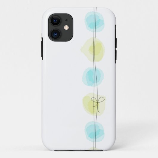 Waterverf Stippen iPhone 5/5S Hoesje (Achterkant)