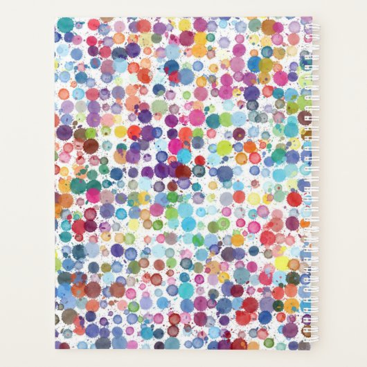 Waterverf Stippen Planner (Achterkant)