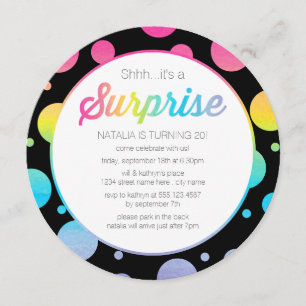 Waterverf Stippen Verlangde feestdag Kaart