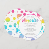 Waterverf Stippen Verlangde feestdag Kaart (Voorkant / Achterkant)