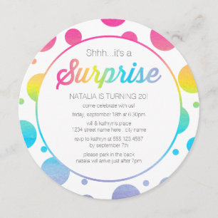 Waterverf Stippen Verlangde feestdag Kaart