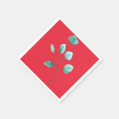 Waterverf Stof Leaves Servet (Hoek)