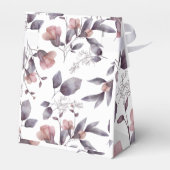 waterverf stoffige paarse twilight-bruiloft bedankdoosjes (Achterkant)