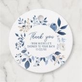 Waterverf stoffige Vrijgezellenfeesten badbom Bedankjes Labels (Voorkant)