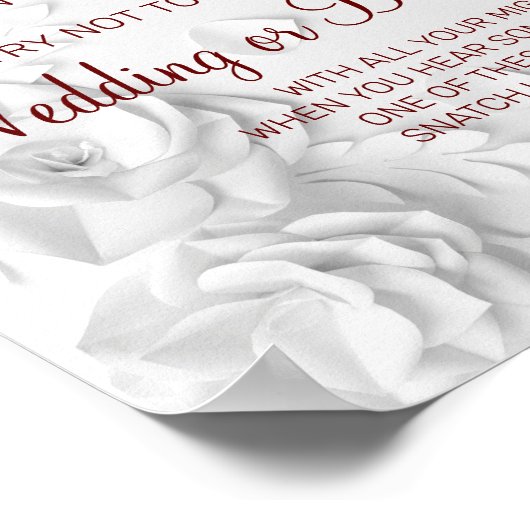 Waterverf Stofknijper bruidsshower spelbord Poster (Hoek)