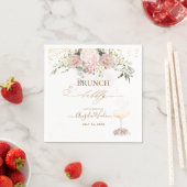 Waterverf Stofrozen Brunch Bruisende Servetten (Insitu)
