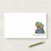 Waterverf Stomme Home Sweet Home Art Post-it® Notes (Op bureau)