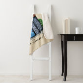 Waterverf Stomme Home Sweet Home Art Sherpa Deken (In situ)