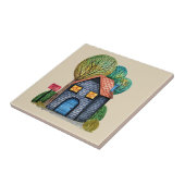 Waterverf Stomme Home Sweet Home Art Tegeltje (Zijkant)