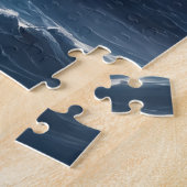Waterverf Storm bij Zee Legpuzzel (Zijkant)