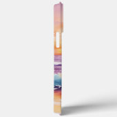 Waterverf Strand bij Sunset Monogram Case-Mate iPhone Case (Achterkant / Rechts)