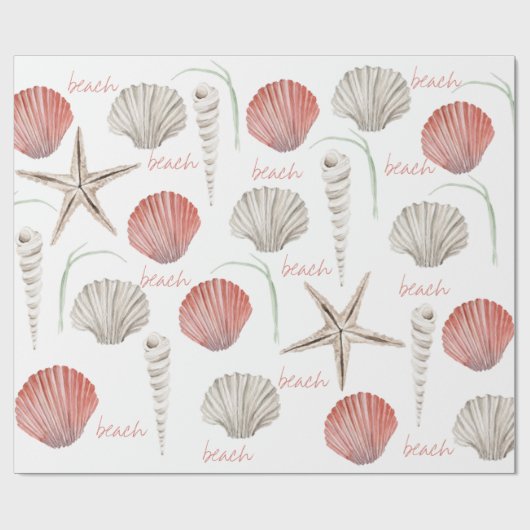 WATERVERF STRAND INPAKPAPIER (Vlak)