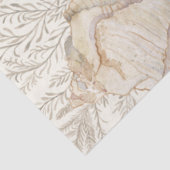 Waterverf Strand Koraal Zeester Zee Shell Aqua Tissuepapier (Detail)