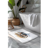 Waterverf Strand Krab Badmat