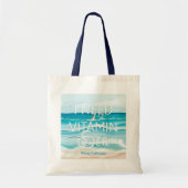 Waterverf strand oceaan 'Ik heb vitamine Zee nodig Tote Bag (Voorkant)