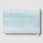 Waterverf strand Ocean Shells Wedding Gastenboek (Achterkant)