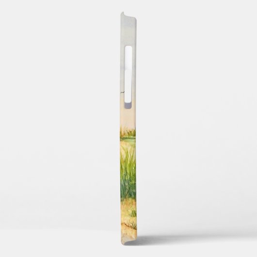 Waterverf strand, zonsondergang, iPhone/iPad-draag Case-Mate iPhone Case (Achterkant / Links)