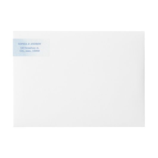 Waterverf strandbruiloft nautical anchor monogram (Voorkant)