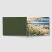 Waterverf Strandgras en Oceaanscène Gastenboek (Volledig)