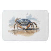 Waterverf strandkrab badmat (Voorkant)