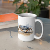 Waterverf strandkrab koffiemok