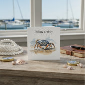 Waterverf Strandkrab, op maat Kaart