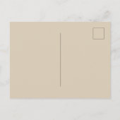 Waterverf Strandmeeuw Persoonlijk Briefkaart (Achterkant)