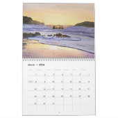 Waterverf strandschilderijen muurkalender kalender (Mar 2026)