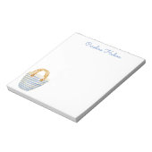 Waterverf strandtas tas tas tas notitieblok (Linkerzijde)