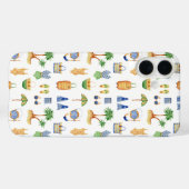 Waterverf strandvakantie reis  Case-Mate iPhone case (Achterkant (horizontaal))