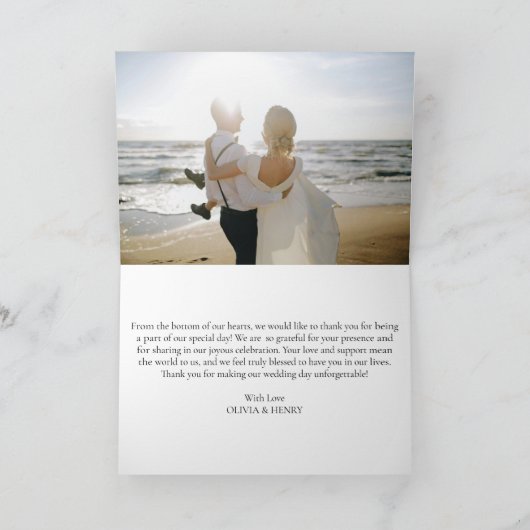 Waterverf strandwieg en zeeshells bedankkaart (Binnen)