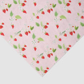 Waterverf Strawberry Blossom Tissuepapier (Detail)