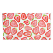 Waterverf strawberry snijdt patroon kussensloop (Achterkant-Rechts)