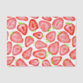 Waterverf strawberry snijdt patroon tissuepapier (Voorkant)