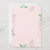 Waterverf Strawberry Truck Baby shower Kaart (Achterkant)