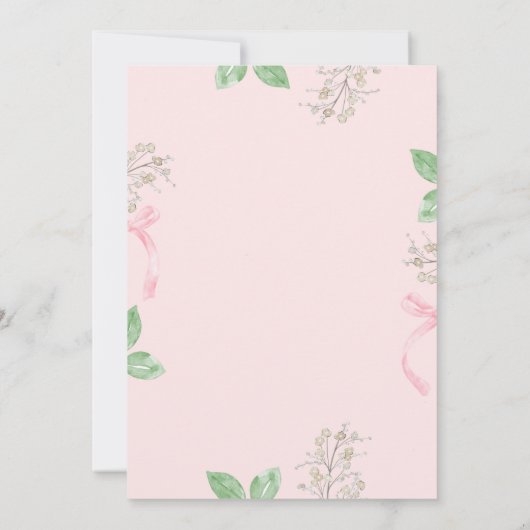 Waterverf Strawberry Truck Baby shower Kaart (Achterkant)