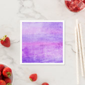 Waterverf Streaks Paars Servet (Insitu)