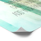 waterverf streept poster creëer uw eigen citaat (Hoek)