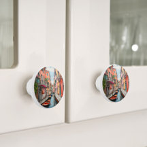 Waterverf Street in Venetië