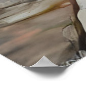 Waterverf Street in Venetië Plein Poster (Hoek)