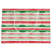 Waterverf strepen groot cadeauzakje (Voorkant)