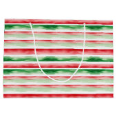 Waterverf strepen groot cadeauzakje (Achterkant)