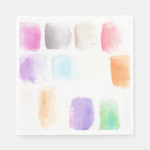 Waterverf Strepen Handgeschilderde Gedesigneerde S Servet (Voorkant)